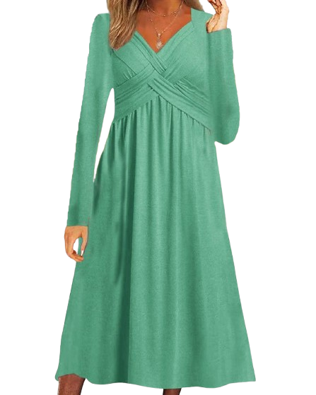 OLIVIA - Long Sleeve Winter Dress for Women